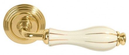 Fimet Lady 148-269 полированная латунь / слоновая кость золотая полоска
 
Ручка . . фото 2