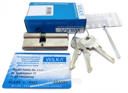 Цилиндровый механизм Wilka 1400 C K423 ключ/ключ 
 
Wilka 1400 C K423 - цилиндр . . фото 11