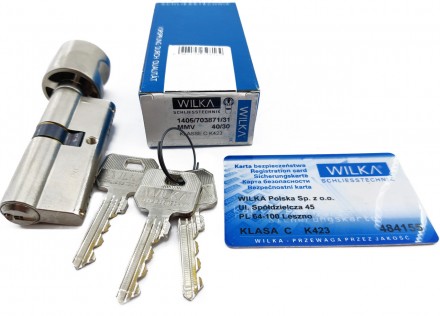Цилиндровый механизм Wilka 1405 C K423 ключ/тумблер 
 
Wilka 1405 C K423 - цилин. . фото 11