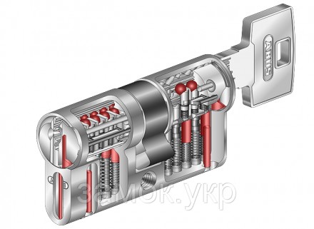 Цилиндр модульный Abus Integral MX ключ/тумблер никель 
 
ABUS Integral MX – мод. . фото 8