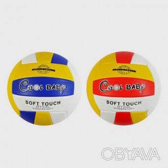 М`яч футбольний 2 види, 280-300 грам, матеріал м`який PVC /100/ Работаем с 2011 . . фото 1