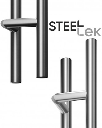 Дверные ручки-скобы SteelTek G104 Ø32х1,2мм 45° черный 
 
SteelTek G104 - функци. . фото 3