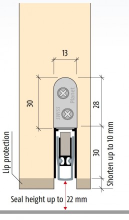 Автоматический выдвижной порог PLANET HS 585 мм
 
PLANET HS - порог выдвижной дл. . фото 4