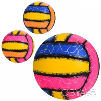 М"яч волейбольний офіц.розмір, ПУ 260-280г, 3 кольори в п/е /30/ Работаем с 2011. . фото 1