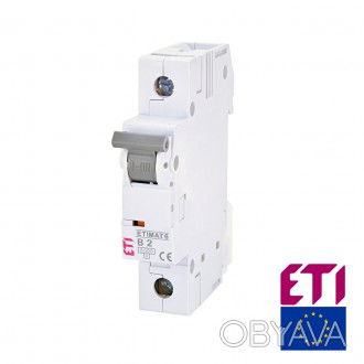 Автоматический выключатель (автомат) ETI серии ETIMAT 6 предназначен для защиты . . фото 1