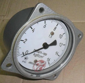 Манометр МОШ1-100 предназначен для измерения избыточного давления неагрессивных,. . фото 3