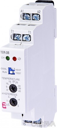 Реле контроля температуры ETI TER-3В (0..+40) 24-240V AC/DC 16A_AC1 2471813 (тер. . фото 1