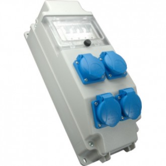 Щит с розетками 4xSchuko IP44 SEZ ROS 5/I-16 защита (4xС16/1 6kA). Луцк. фото 1 Щит с розетками 4xSchuko IP44 SEZ ROS 5/I-16 защита (4xС16/1 6kA). Луцк. фото 1