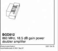 
	
	
	BGD812; 860 Mhz, 18.5 DB Gain Power Doubler Amplifier;; Package: SOT115J
	. . фото 3