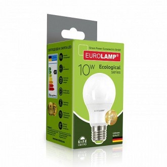 Классическая светодиодная EUROLAMP LED Лампа ЕКО А60 10W E27 4000K
Светодиодная . . фото 3