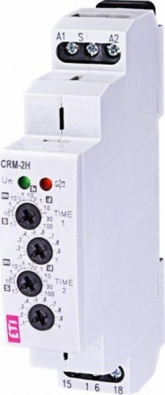 
Генератор импульсов ETIREL CRM-2H - это аналоговое реле времени, циклическое, с. . фото 2