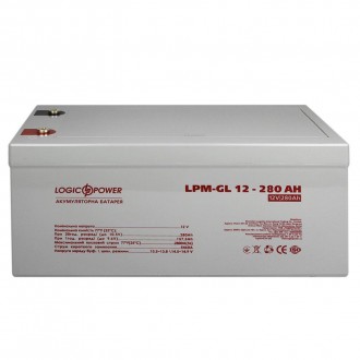 Гелевый аккумулятор LPM-GL 12 - 280 AH от компании «LogicPower» является совреме. . фото 5