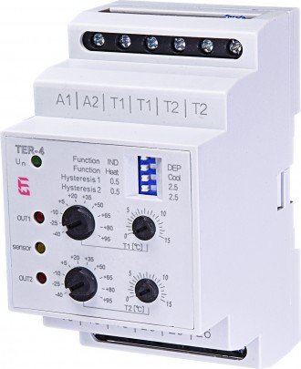 Термостат ETI TER-4 -40..+110 230V AC 2*16A AC1 2471814 (двухуровневое реле конт. Луцьк. фото 1 Термостат ETI TER-4 -40..+110 230V AC 2*16A AC1 2471814 (двухуровневое реле конт. Луцьк. фото 1