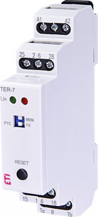 Термостат ETI TER-7 24-240V AC / DC (2x8A_AC1) 2471804 (реле контроля температур. Луцьк. фото 1 Термостат ETI TER-7 24-240V AC / DC (2x8A_AC1) 2471804 (реле контроля температур. Луцьк. фото 1