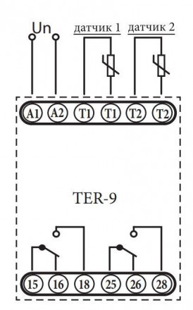 
Многофункциональный цифровой термостат TER-9 выполняет 6 функций, оснащен встро. . фото 3
