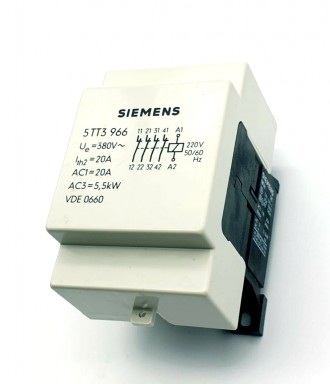 
Силовые реле Siemens выполняют функцию контактора во вспомогательных цепях функ. . фото 2