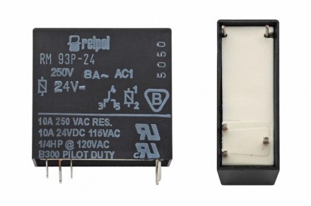 Реле промежуточное RELPOL RM93P-24-S-W 8А 1CO 24V DC (электромеханическое). Луцк. фото 1 Реле промежуточное RELPOL RM93P-24-S-W 8А 1CO 24V DC (электромеханическое). Луцк. фото 1