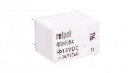 Реле промежуточное RELPOL RSM954-0111-85-1012 3А 1CO 12V DC 2614627 (электромеха. Луцк. фото 1 Реле промежуточное RELPOL RSM954-0111-85-1012 3А 1CO 12V DC 2614627 (электромеха. Луцк. фото 1
