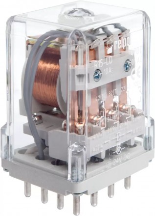 Реле промежуточное RELPOL R15-1014-23-3220-L 20А 4CO 220V AC (электромеханическо. Луцк. фото 1 Реле промежуточное RELPOL R15-1014-23-3220-L 20А 4CO 220V AC (электромеханическо. Луцк. фото 1
