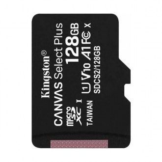 Карта пам'яті Kingston microSDXC 128GB Canvas Select Plus (R100/W85) (SDCS2/128G. Харків. фото 1 Карта пам'яті Kingston microSDXC 128GB Canvas Select Plus (R100/W85) (SDCS2/128G. Харків. фото 1