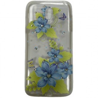 Чохол силіконовий з квітами для Samsung J7 2017 J730 Blue (Код товару:30581). Харьков. фото 1 Чохол силіконовий з квітами для Samsung J7 2017 J730 Blue (Код товару:30581). Харьков. фото 1
