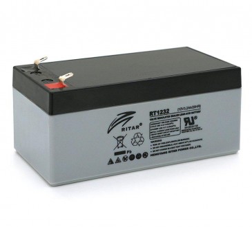 Аккумуляторная батарея AGM RITAR RT1232 - надёжный электрический компаньон для в. . фото 2