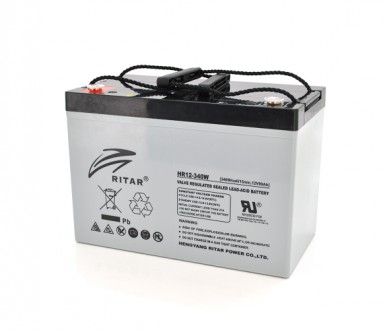 Аккумуляторная батарея AGM RITAR HR12340W - надёжный электрический компаньон для. . фото 3
