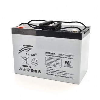 Аккумуляторная батарея AGM RITAR HR12340W - надёжный электрический компаньон для. . фото 2