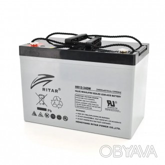 Аккумуляторная батарея AGM RITAR HR12340W - надёжный электрический компаньон для. . фото 1
