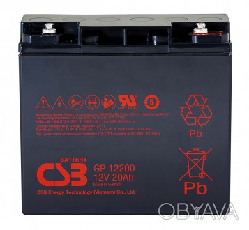 Аккумуляторная батарея CSB GP12200 - надёжный электрический компаньон для ваших . . фото 1