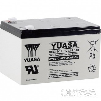 Аккумулятор Yuasa REC14-12I обладает повышенной мощностью, увеличенным сроком сл. . фото 1