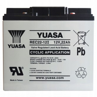 Аккумулятор Yuasa REC22-12II обладает повышенной мощностью, увеличенным сроком с. . фото 2