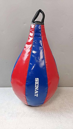 Груша боксерська Senat Blue-Red. Боксерські груші мають меншу вагу, ніж класичні. . фото 2