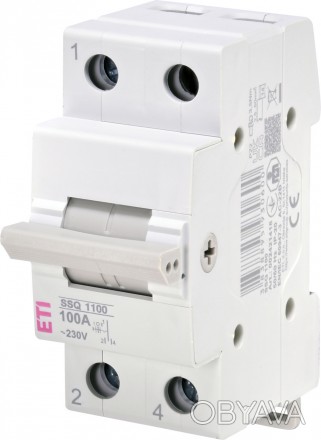 Модульный переключатель нагрузки SSQ I-0-II (сеть-генератор) обеспечивает просто. . фото 1