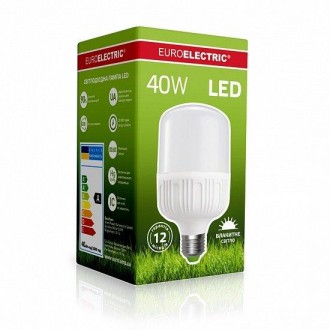 Светодиодная EUROELECTRIC LED Лампа высокомощная 40W E27 6500K
Лампа высокомощна. . фото 4