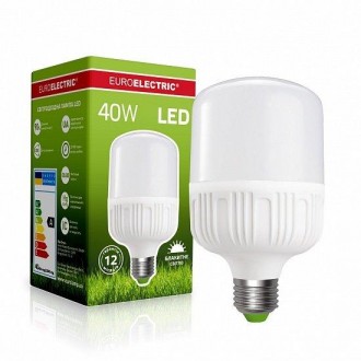 Светодиодная EUROELECTRIC LED Лампа высокомощная 40W E27 6500K
Лампа высокомощна. . фото 2