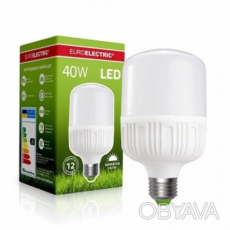 Светодиодная EUROELECTRIC LED Лампа высокомощная 40W E27 6500K
Лампа высокомощна. . фото 1