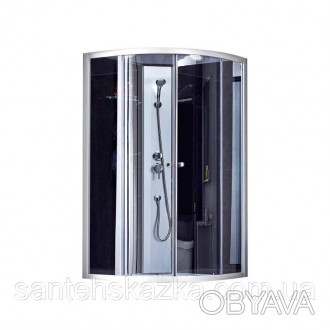 Lidz 4мм стеклянная дверь тонированная Gray TANI SB90x90.HIGH.GR. . фото 1