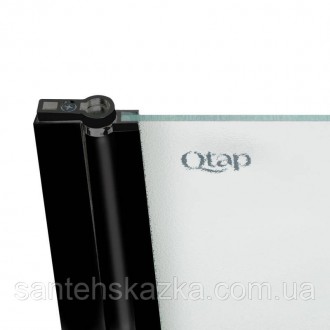 Распашная штора на ванну Qtap Standard BLM407513APL Pear выполнена из прочного с. . фото 5