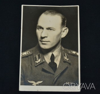 Портретное фото Luftwaffe.
Открыточный формат. . фото 1