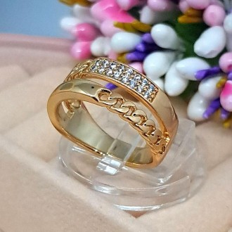 Красивое позолоченное женское кольцо. Медицинское золото
Бренд: Xuping
Основа : . . фото 5