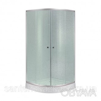 Lidz 4мм стеклянная дверь матовая Frost ŁATWA SC90x90.LOW.FR. . фото 1