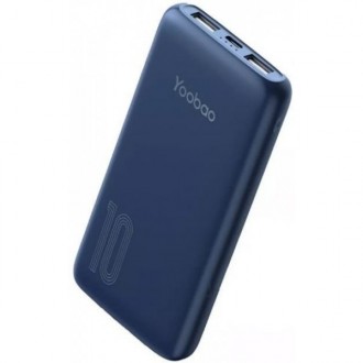 Power Bank Yoobao 1D 10000mAh 22.5W Blue (Код товару:24983). Харьков. фото 1 Power Bank Yoobao 1D 10000mAh 22.5W Blue (Код товару:24983). Харьков. фото 1