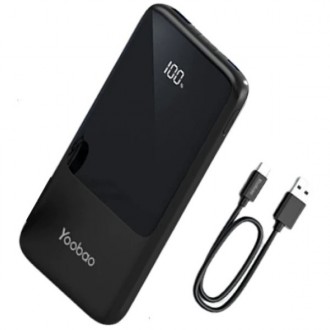 Yoobao LC7 - портативний зарядний пристрій з ємністю 10000 mAh та підтримкою шви. . фото 4