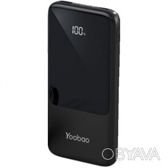 Yoobao LC7 - портативний зарядний пристрій з ємністю 10000 mAh та підтримкою шви. . фото 1