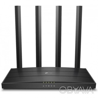 
TP-Link Archer A6 V4
AC1200 двочастотний Wi-Fi – 867 Мбіт/с на частоті 5 ГГц і . . фото 1