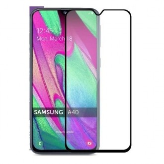 DM Захисне скло Samsung A40 Black (Код товару:9391). Харьков. фото 1