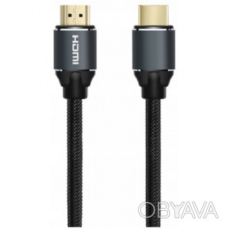 Високошвидкісний кабель HDMI – HDMI з Ethernet V 2.0 довжиною 1 м. Технологія HD. . фото 1