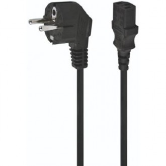 Atcom Кабель живлення CEE 7/7 - C13, 3x0.5mm, 1.2 м, Чорний (Код товару:28121). Харьков. фото 1 Atcom Кабель живлення CEE 7/7 - C13, 3x0.5mm, 1.2 м, Чорний (Код товару:28121). Харьков. фото 1