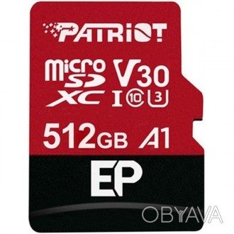 Patriot EP A1 - сучасна карта пам'яті з класифікацією програм А1, ідеально суміс. . фото 1